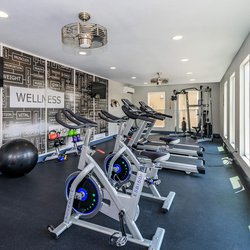 Fitness center at The Oslo, located in Northglenn, CO