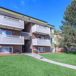 One two and three bedroom apartment building at The Oslo, located in Northglenn, CO